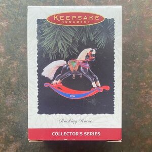 Hallmark Keepsake Ornament Collector’s Series Rocking Horse 1996. NIB VINTAGE